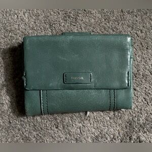 Teal Ellis Wallet Clutch